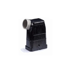 Capot C, Alliage de zinc moulé, acier inoxydable, IP65, Sortie verticale, M25